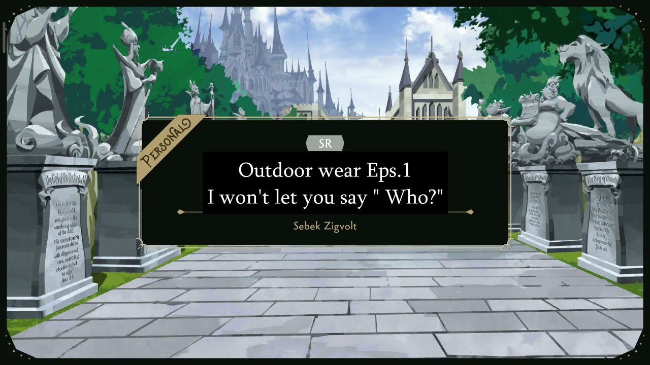 Sebek Zigvolt - SR Outdoor Wear - Personal Story Part 1 -Disney Twisted Wonderland - English SUB