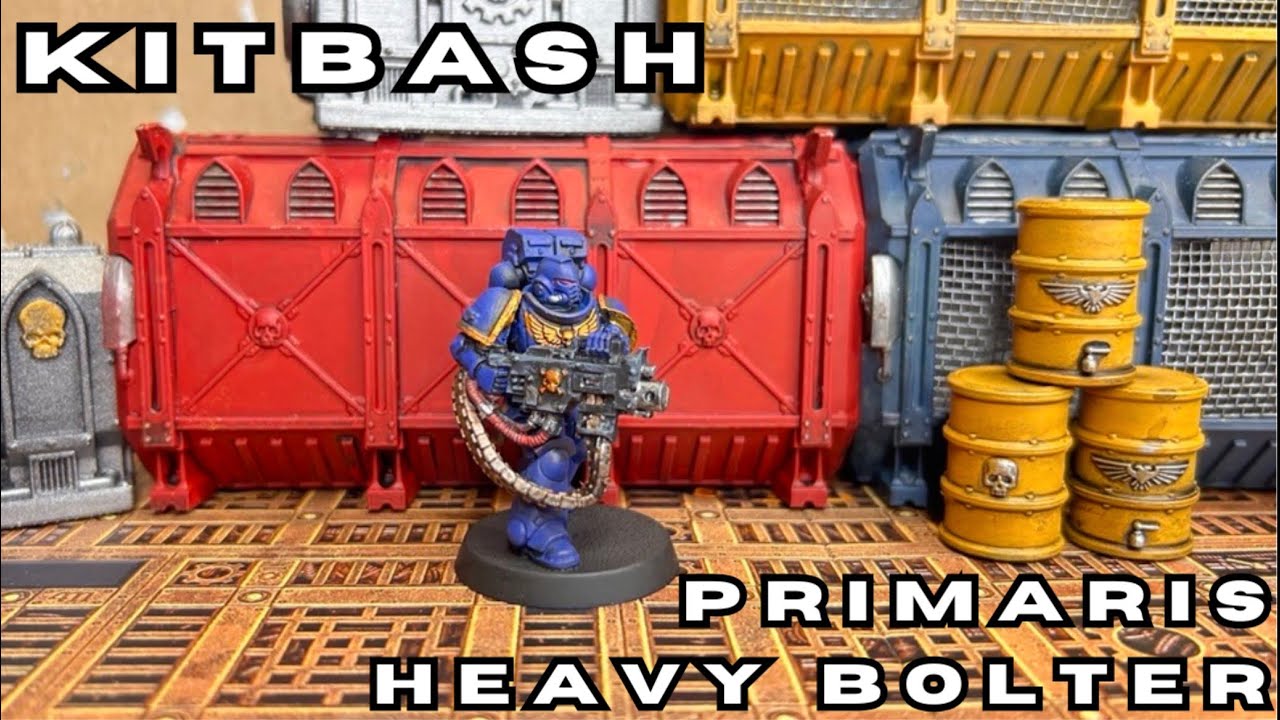 Midhammer Heavy Bolter Primaris Kitbash