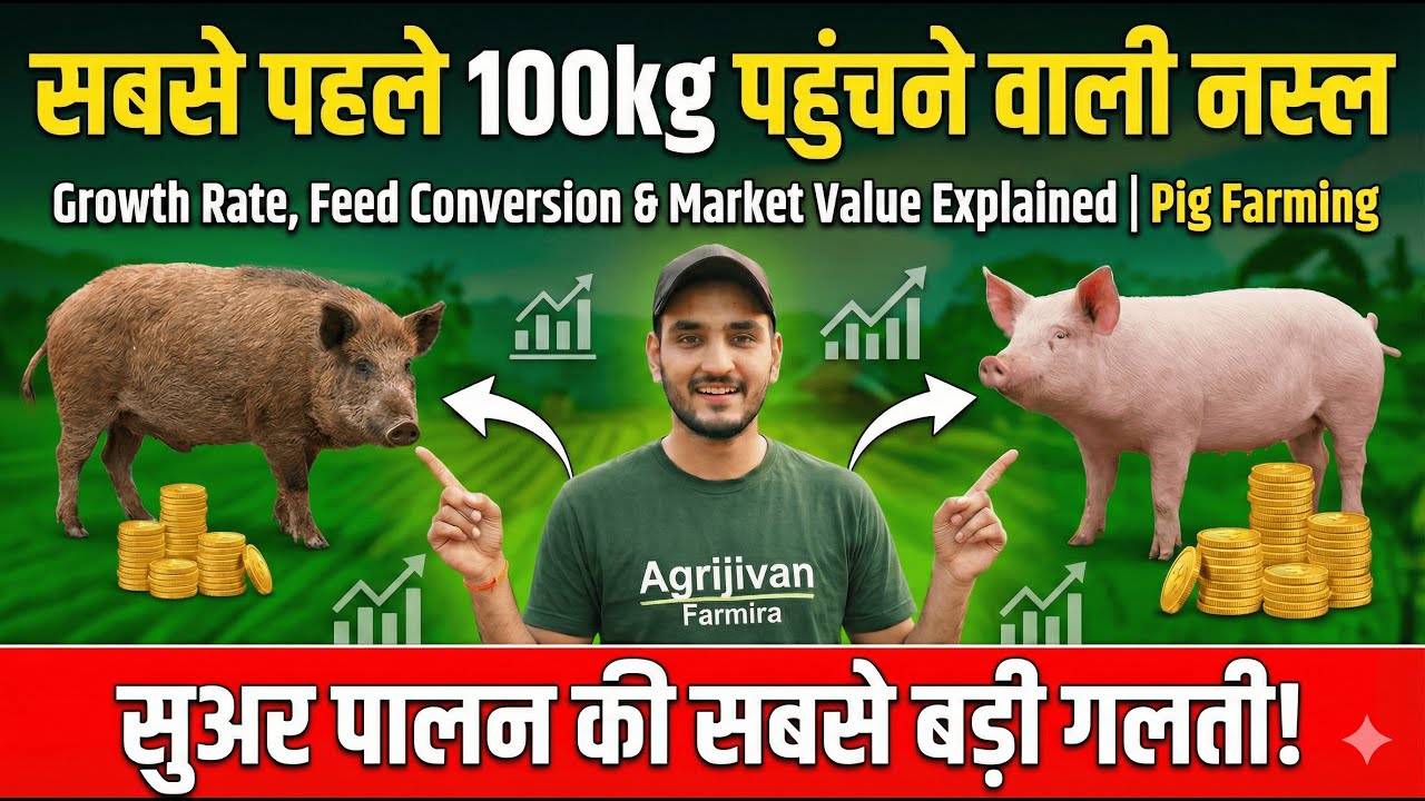 कम लागत में सुअर पालन से बंपर कमाई  Fast Growing Pig Breed  Pig Farm Profit Guide