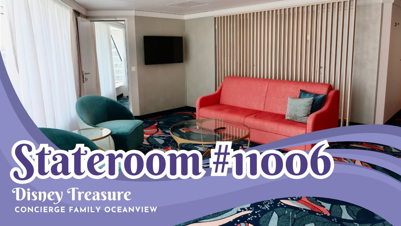Stateroom 11006 | Disney Treasure | Concierge Family Oceanview
