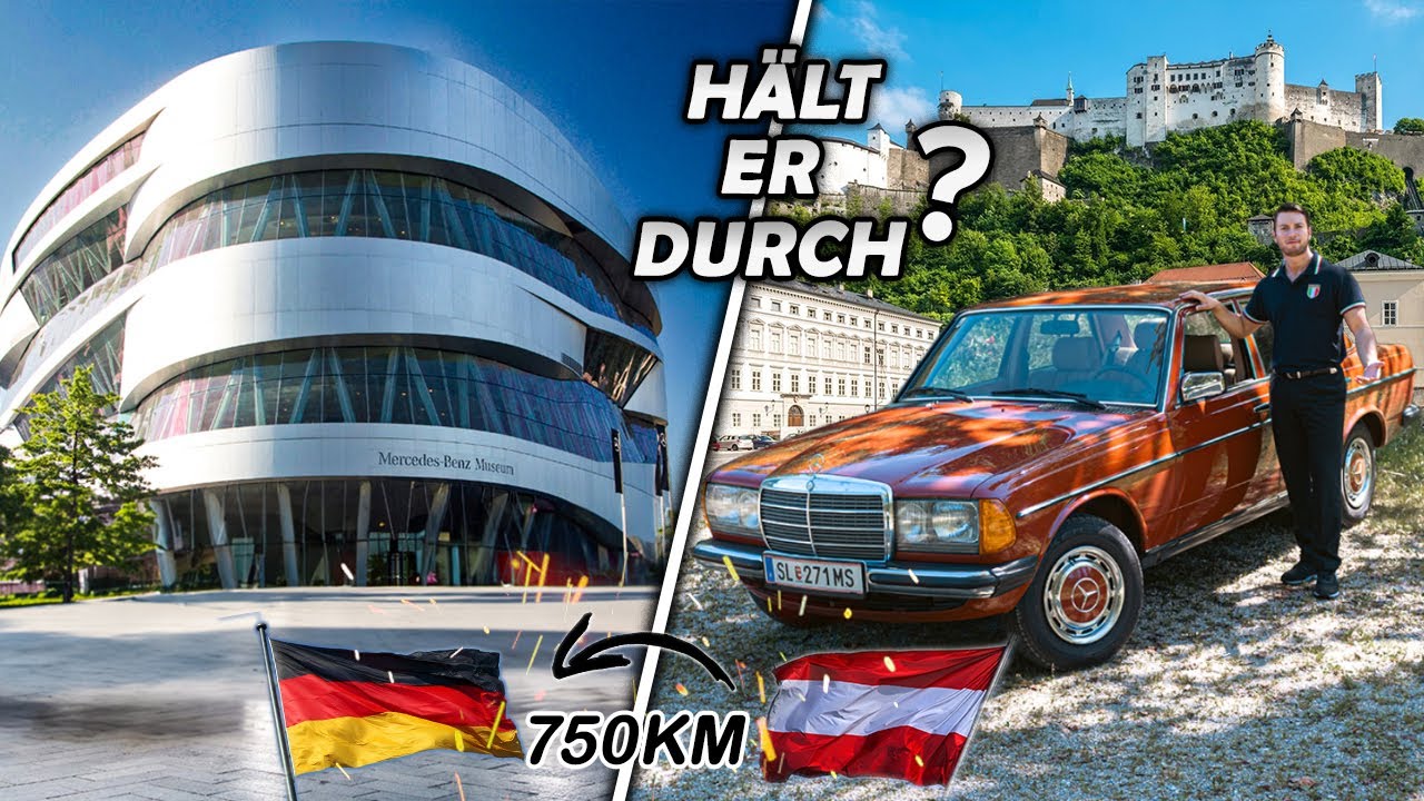 Hält der alte Benz die 750Kilometer Fahrt bis zum Mercedes-Benz Museum in Stuttgart durch?