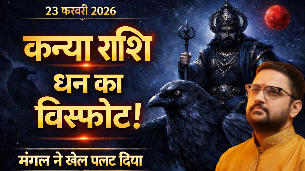 Kanya Rashi | 23 Feb 2026 मंगल कुंभ में प्रवेश | कन्या राशि का धन योग जागा! | Virgo | Acharya Mukti
