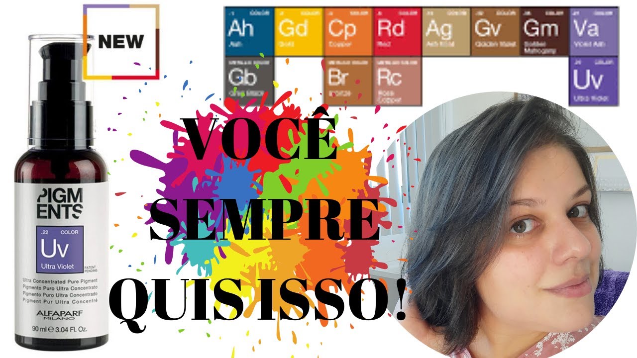Testando Pigments Alfaparf cor Ultra Violet | Como usar Pigments Alfaparf