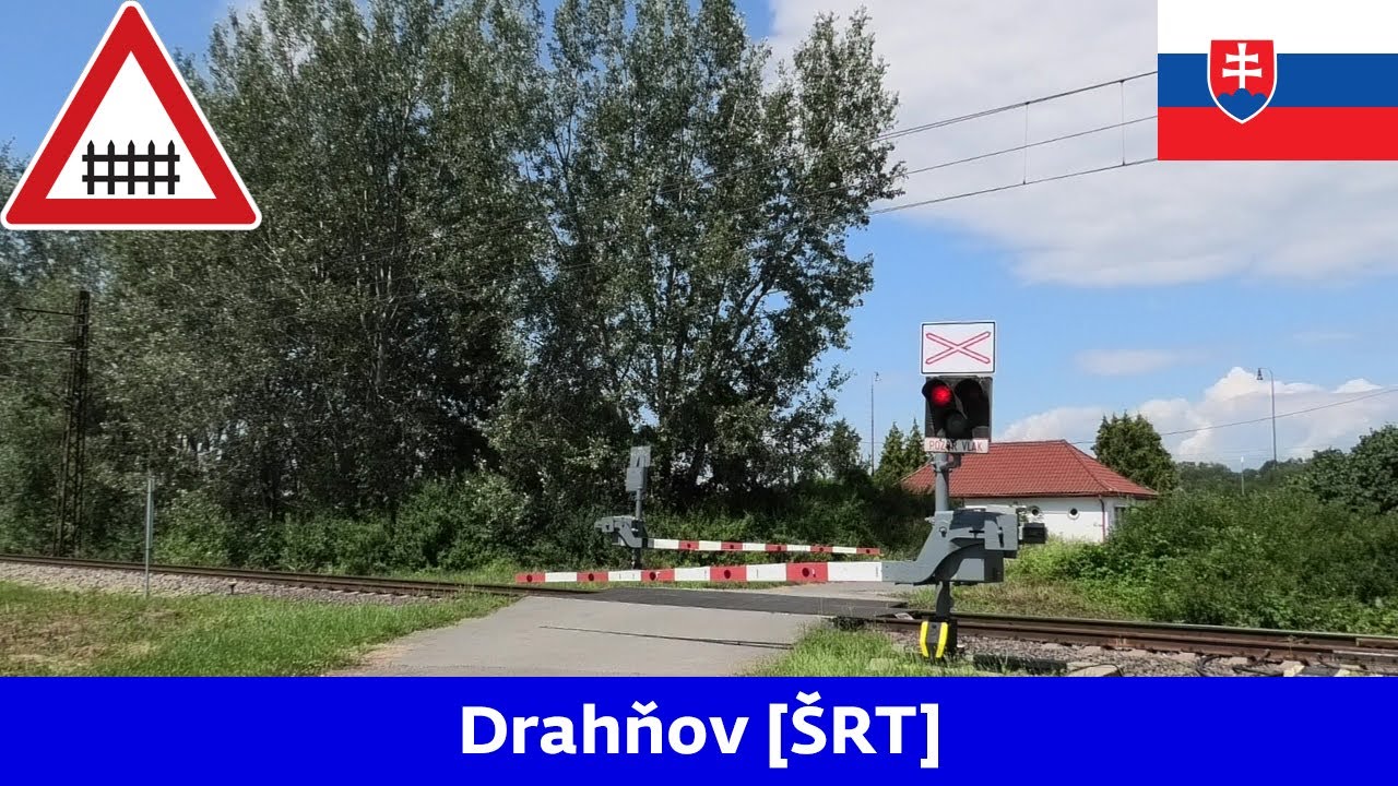 Železniční přejezd/Železničné priecestie Drahňov [ŠRT] (SK) - 4.7.2024