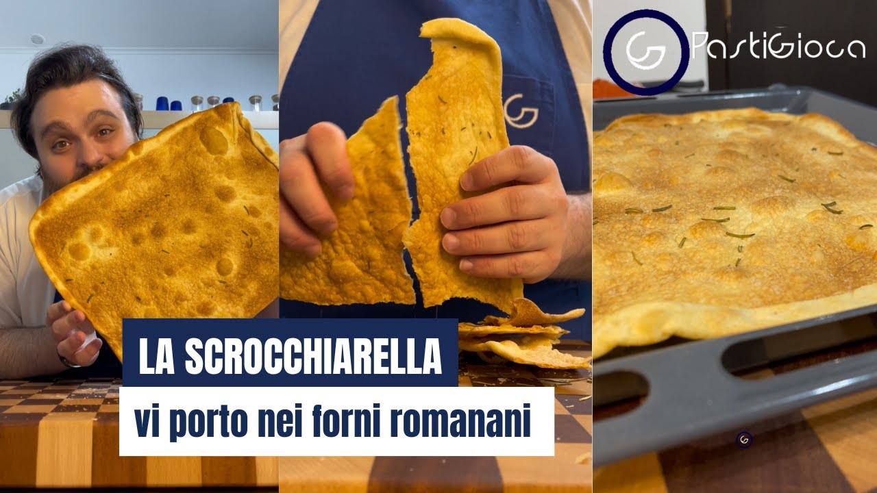 SCROCCHIARELLA ROMANA: IL PANE CROCCANTE PERFETTO! Ricetta Facile e veloce