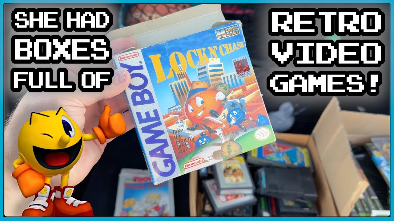 I Almost FAINTED When She Pulled Out All These RETRO GAMES! 🥵🥵 || Yard Sale Video Game Hunting!