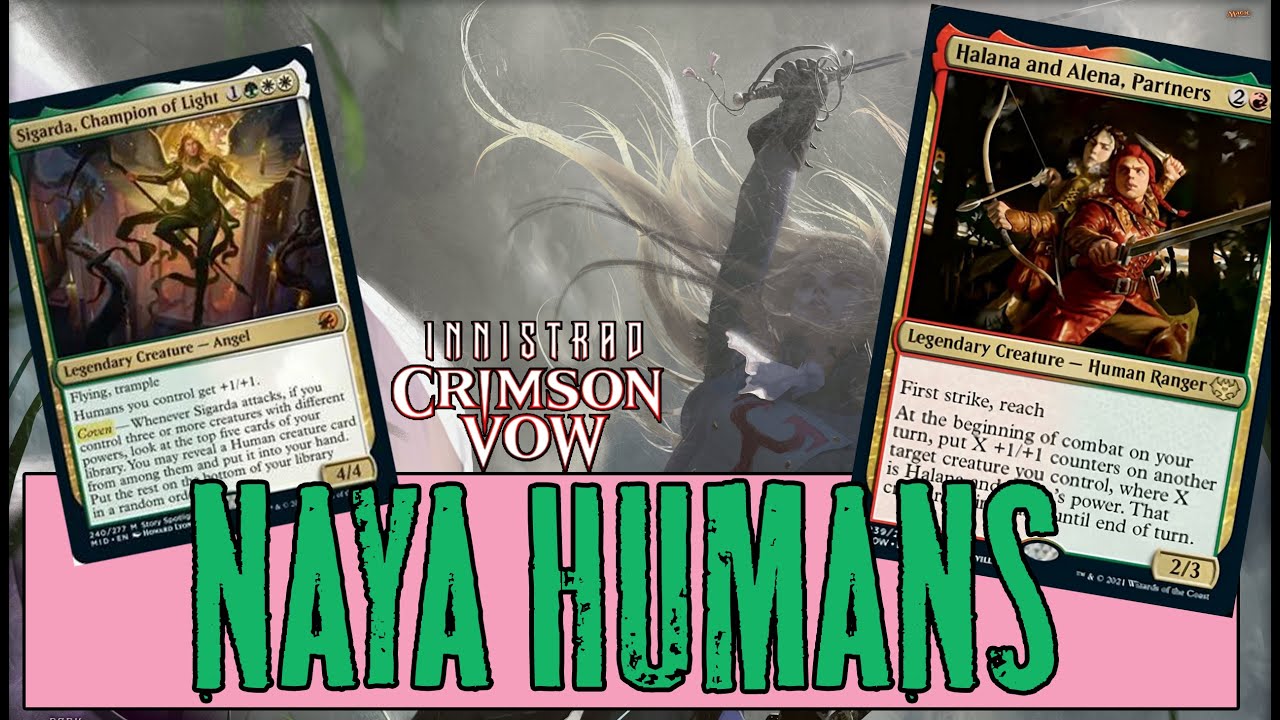 Naya Humans V1.0 в Стандарте! Mtg Arena Standard Crimson VOW DECK GUIDE!