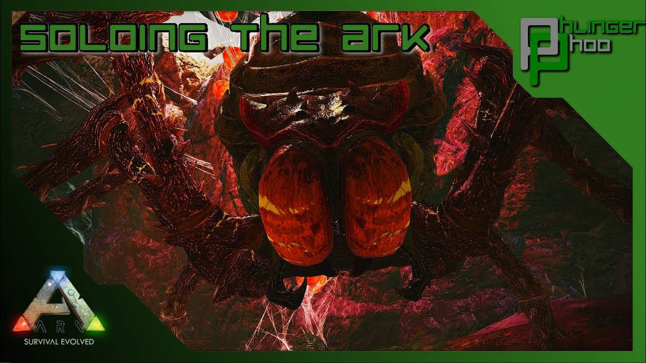 Soloing the Ark S4E64 - SOLO ALPHA BROODMOTHER BOSS FIGHT - BETA BROODMOTHER FIGHT
