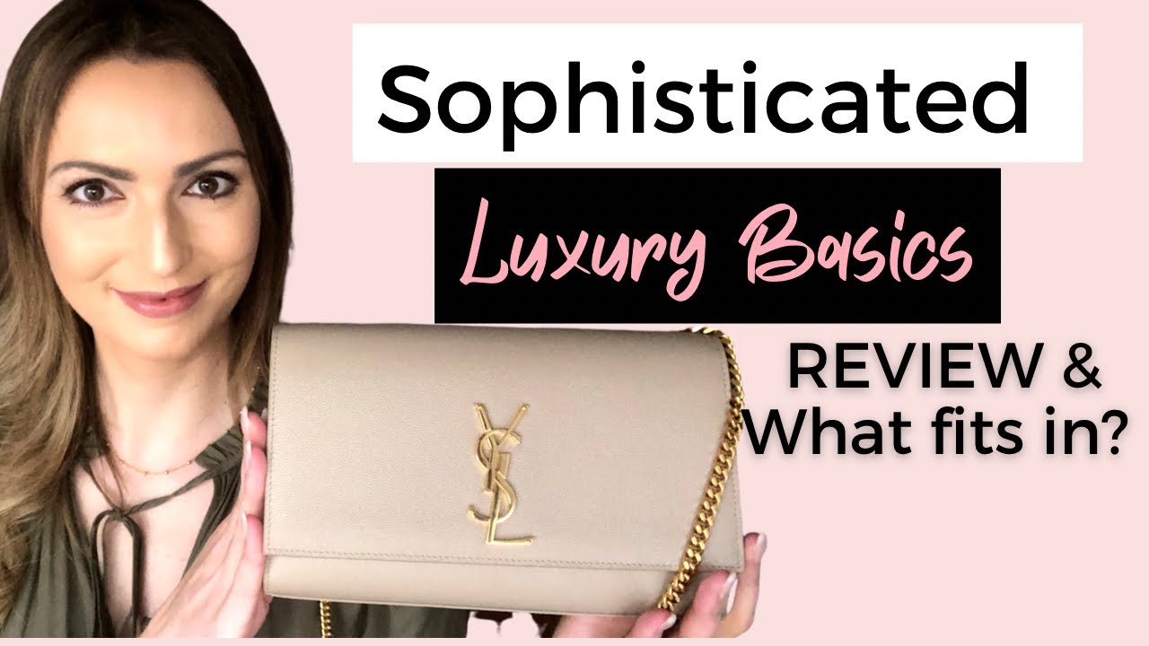 Yves Saint Laurent KATE Medium in Dark Beige: Review + What‘s in my bag?