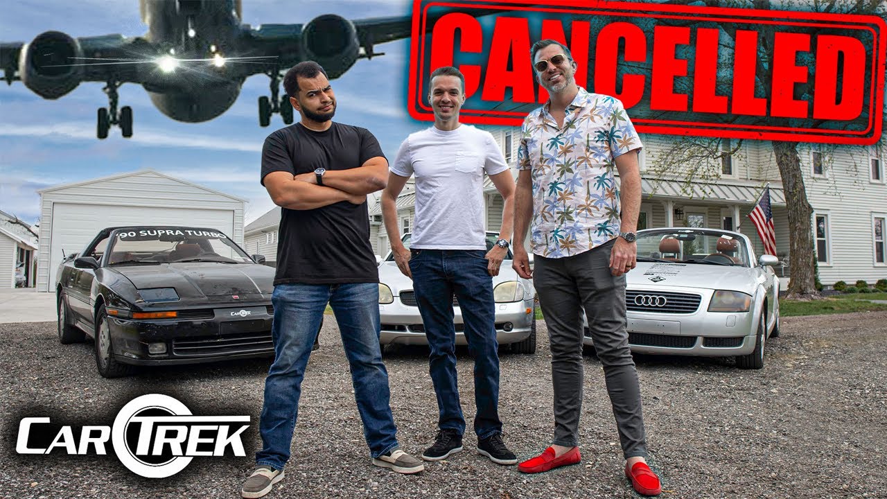 We bought 3 cheap sports cars for the price of a cancelled flight! CAR TREK 11, Episode 1