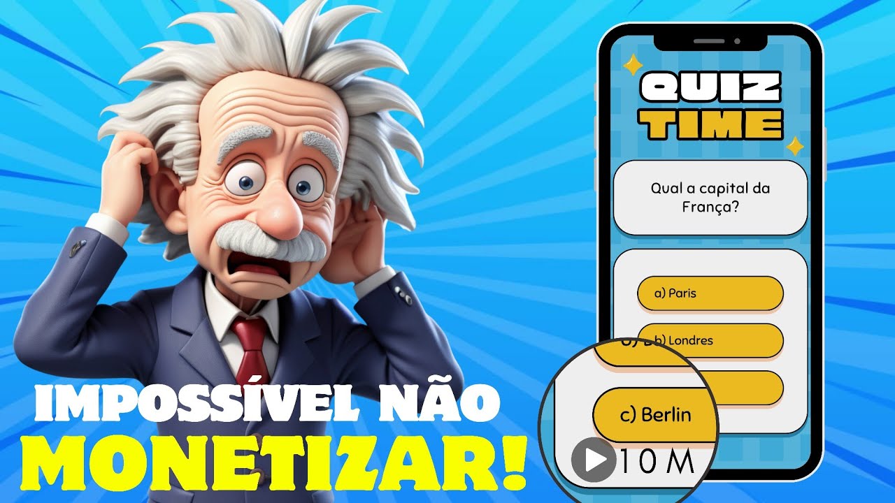 🤑COMO CRIAR v&iacute;deos de QUIZ que MONETIZAM R&Aacute;PIDO no YOUTUBE e TIKTOK (F&Aacute;CIL E SIMPLES)