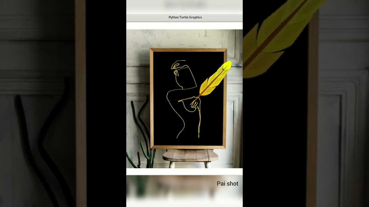 wall decor line art #shorts #satisfying #creative