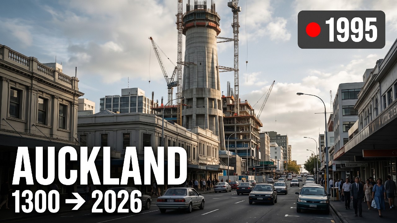 Evolution of Auckland: 700 Years Fixed-Camera Timelapse (1300&ndash;2026)