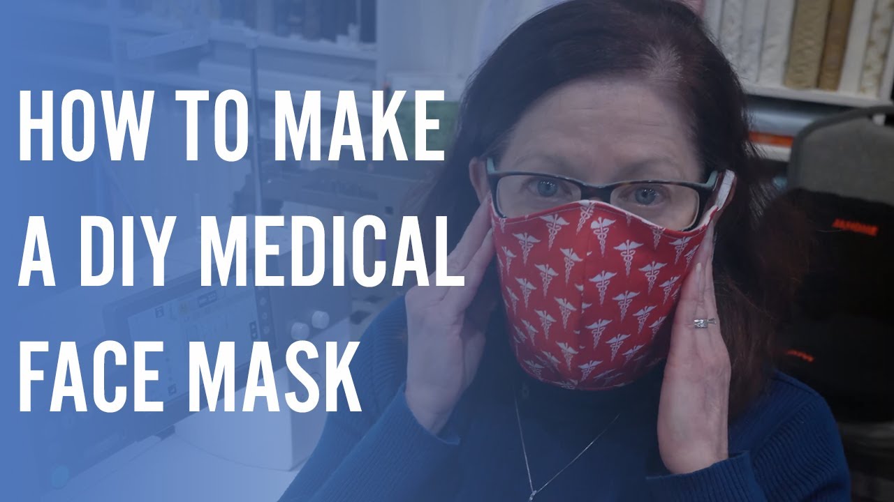 How to Make a DIY Medical Face Mask TUTORIAL Using Fabric and a Vacuum Bag