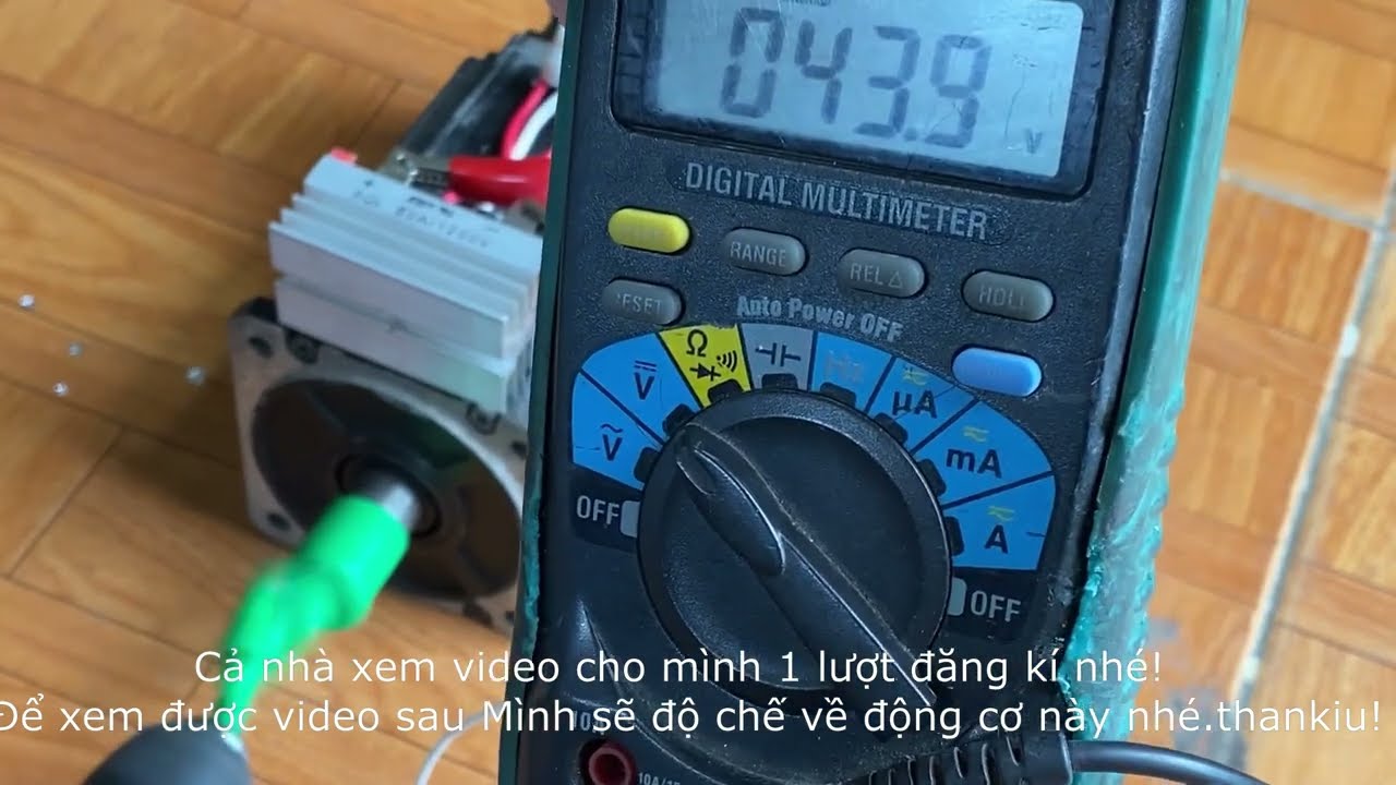 Động cơ Servo 1KW.Động cơ  phát ra điện thì chế máy gì được cả nhà..