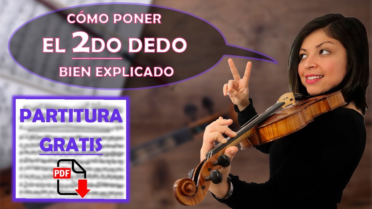 COMO PONER EL SEGUNDO DEDO EN EL VIOLIN (DEDO MEDIO) - CURSO BASICO DE VIOLIN DESDE CERO PARTE 5
