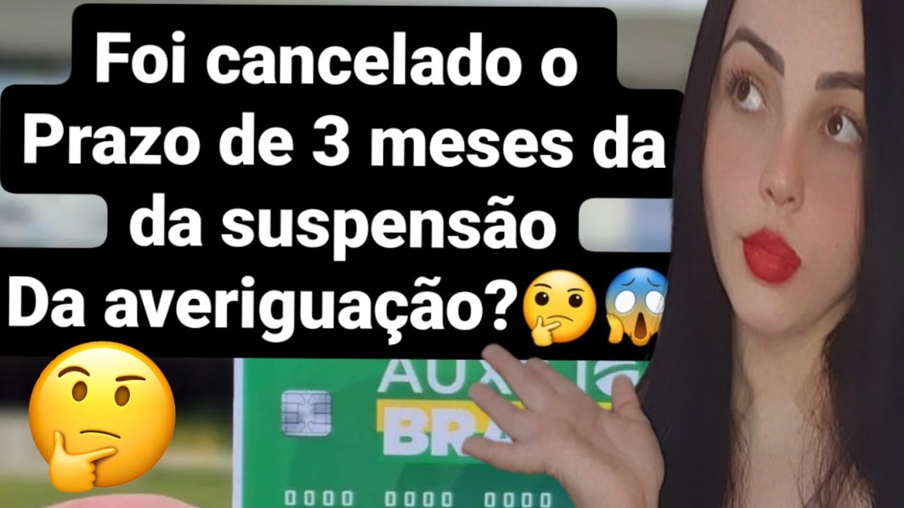 🔴FOI CANCELADO O PRAZO DE 3 MESES DE SUSPENS&Atilde;O DA AVERIGUA&Ccedil;&Atilde;O? VEJA OQUE VOC&Ecirc; DEVE FAZER 🤔😱