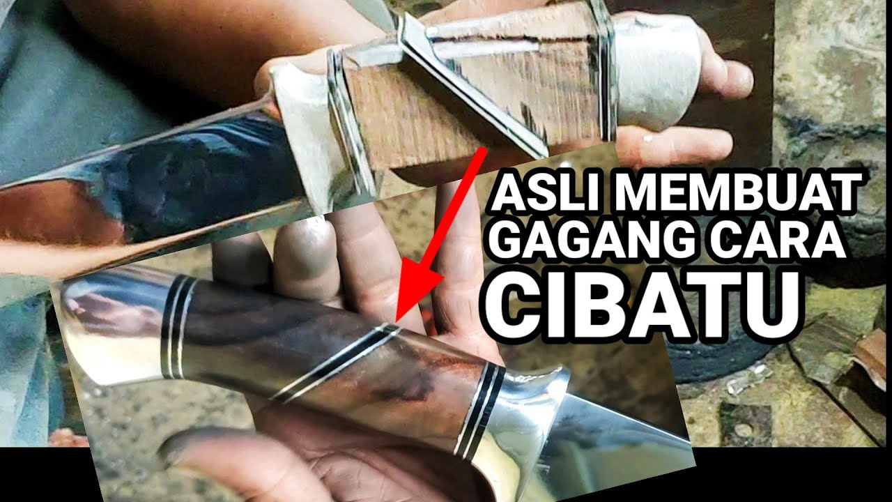 Cara Skil Membuat Gagang Golok Sembelih Asli Cibatu
