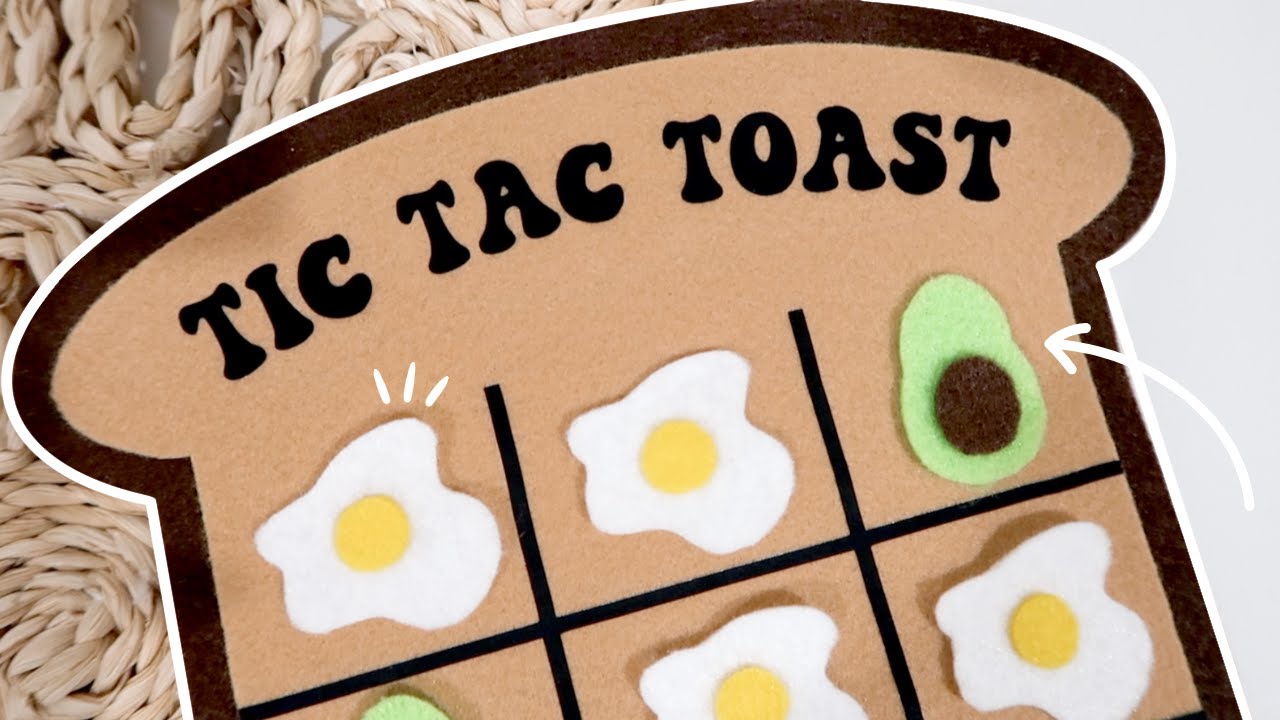 CRICUT MAKER PROJECTS - How To Cut Felt | DIY Felt Tic Tac Toe Game With Cricut Felt Projects Cricut