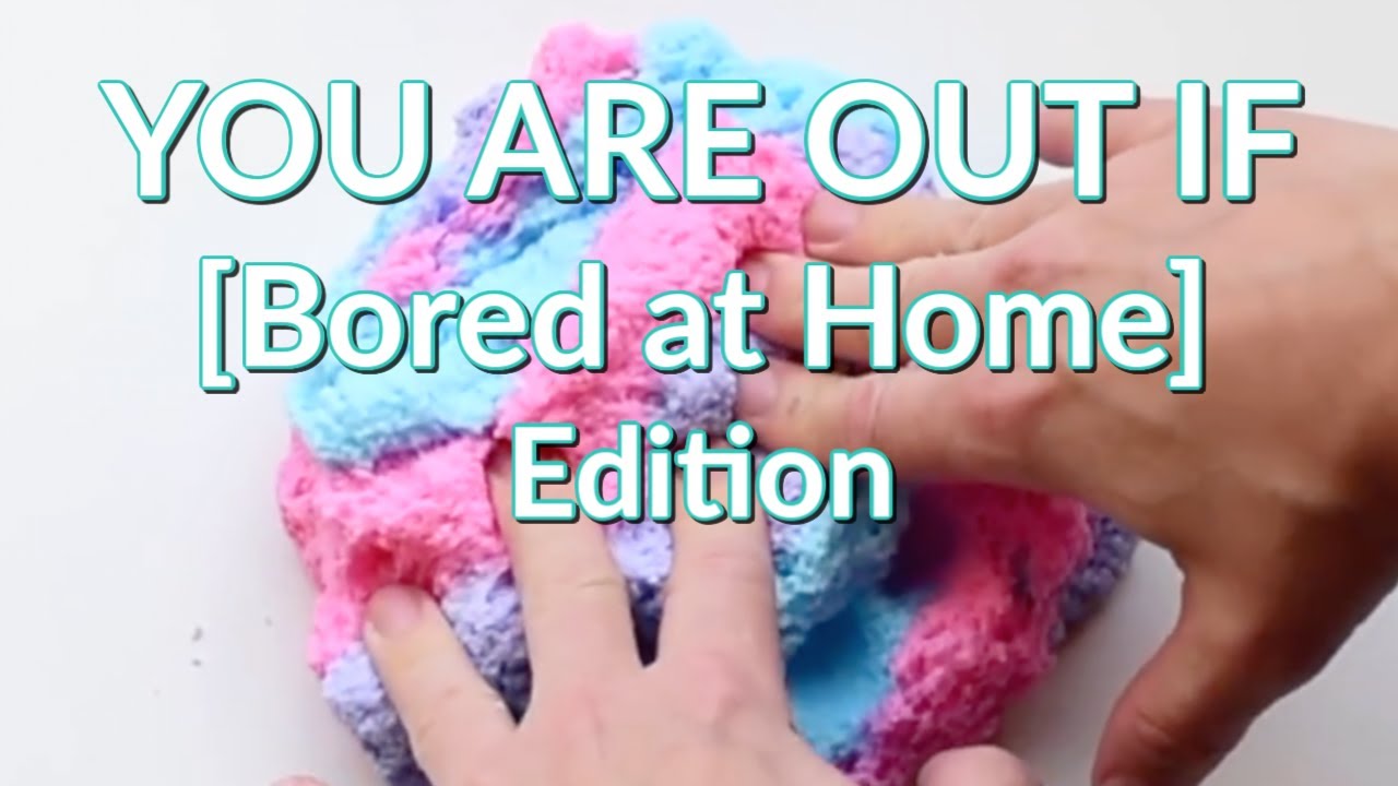 IN OR OUT SLIME GAME 💦 BORED AT HOME EDITION #StayHome