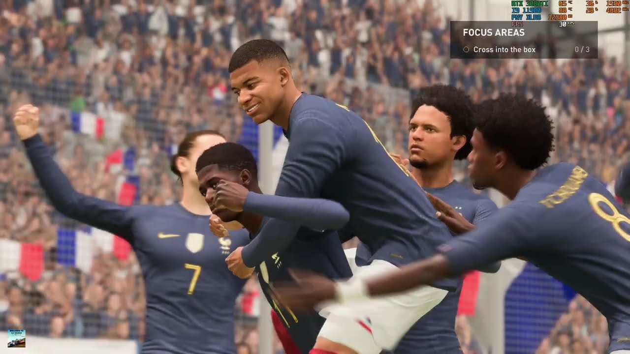 French Vs Ghana. #fifa23