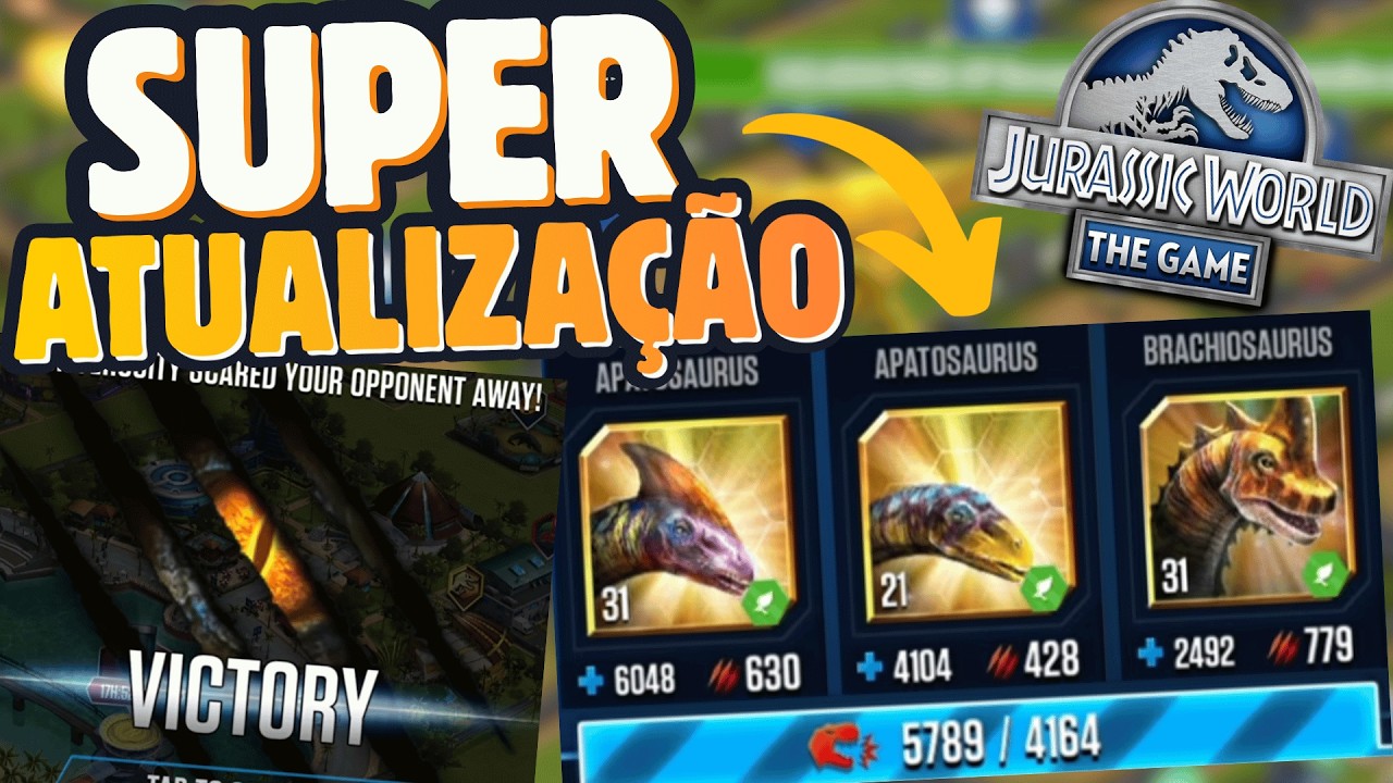 A MAIOR ATUALIZAÇÃO DO JOGO ELE VAI MUDAR PARA SEMPRE Jurassic World the Game