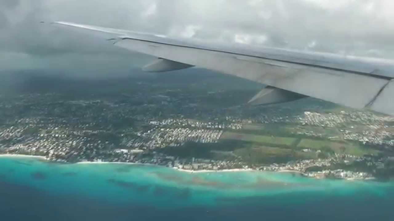 British Airways Boeing 777 Landing at Grantley Adams International Airport, Barbados