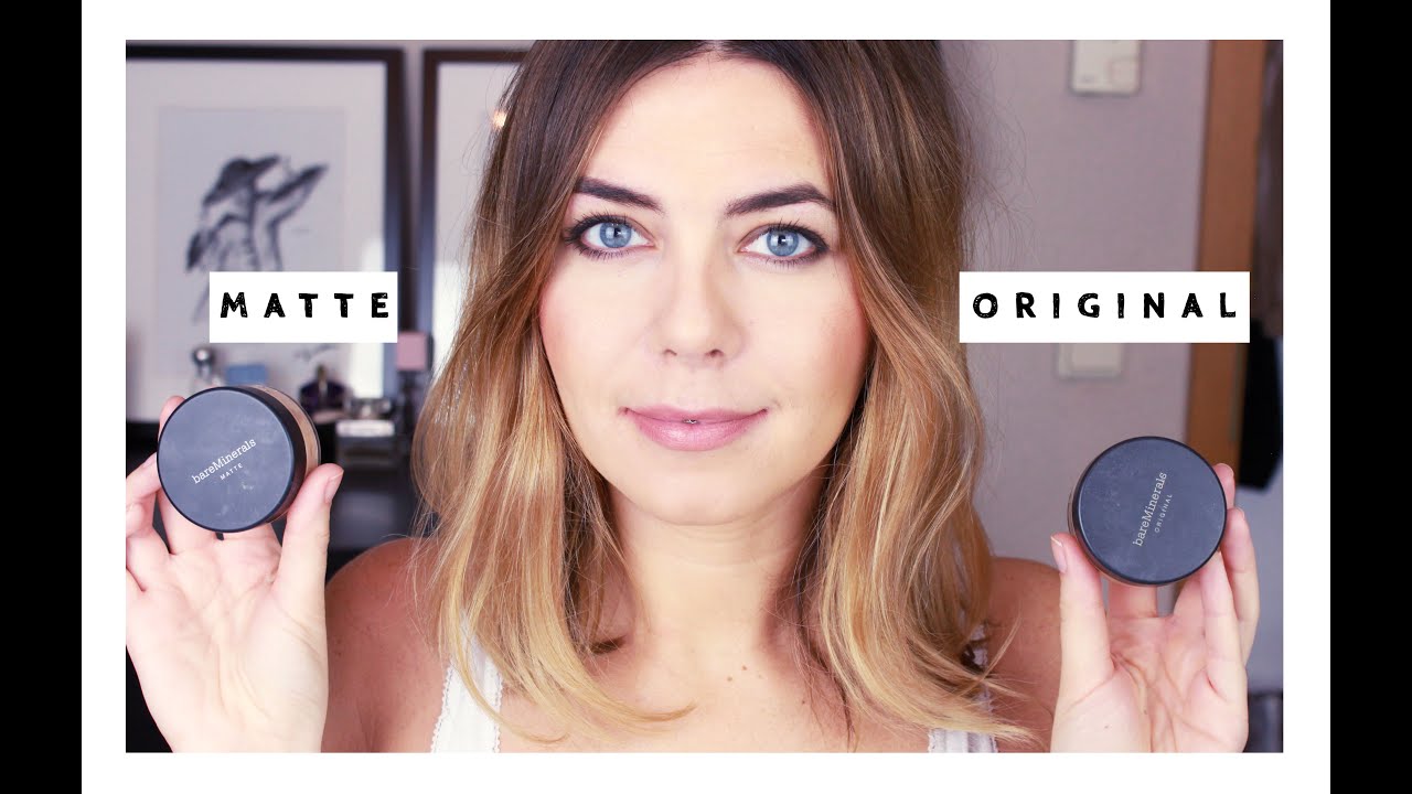 BAREMINERALS MATTE VS. ORIGINAL Foundation Vergleich + show / Auftrag deutsch Review
