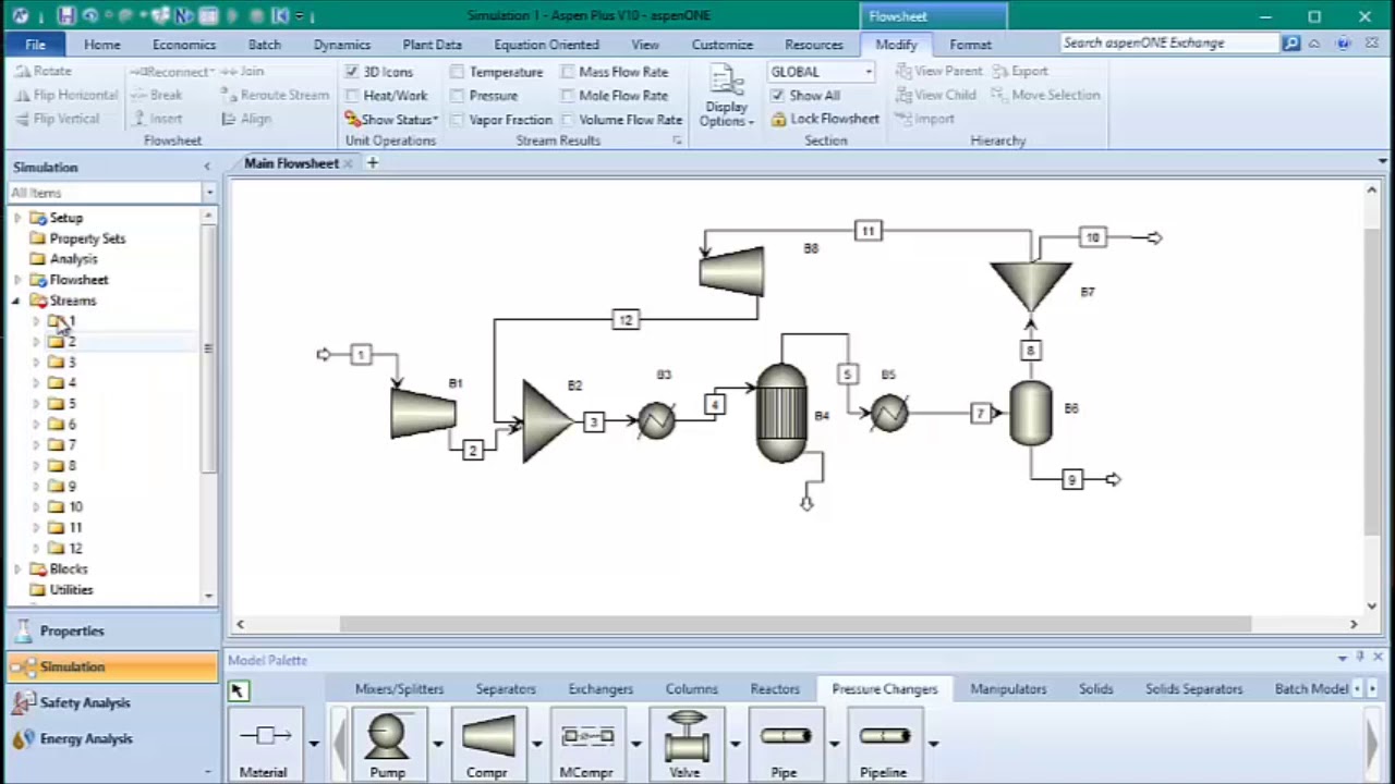 Simulación De Un Proceso De Producción De Amoníaco Mediante Aspen Plus
