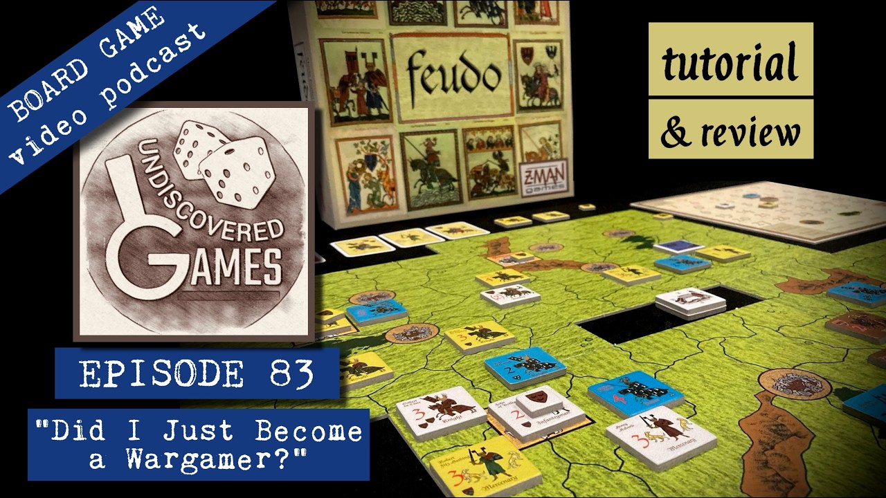 How to Play FEUDO BOARD GAME Review & Full Rules Tutorial E83: A Hidden Gem Medieval Wargame Euro