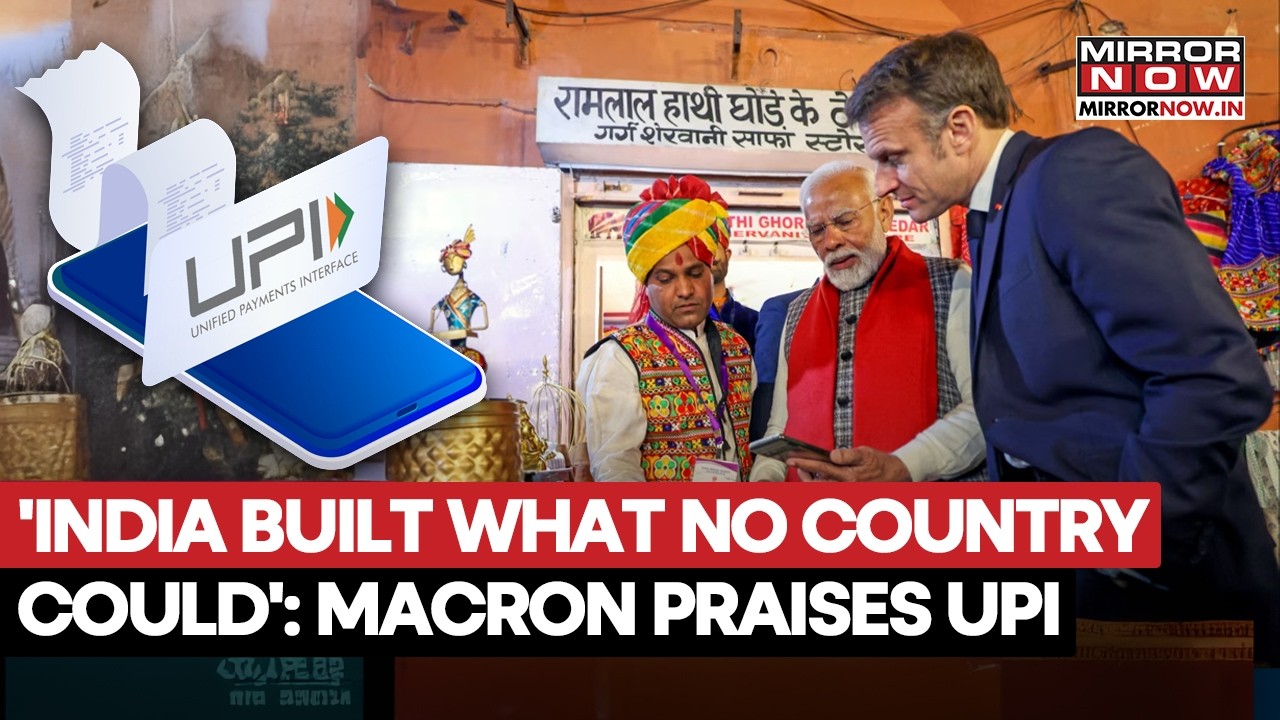French President Emmanuel Macron Praises India's UPI, Stack Innovations At AI Impact Summit 2026