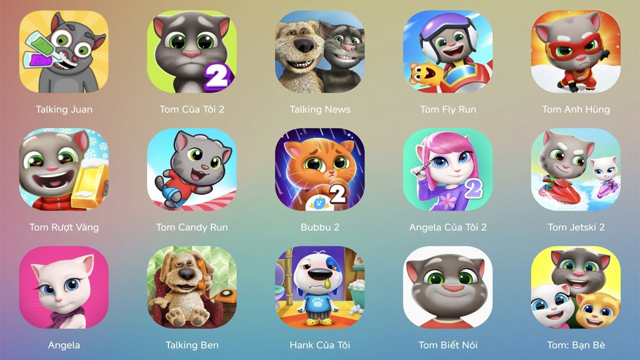 Talking Juan, My Talking Tom 2, Tom And Ben New, Talking Tom Fly Run, My Talking Angela