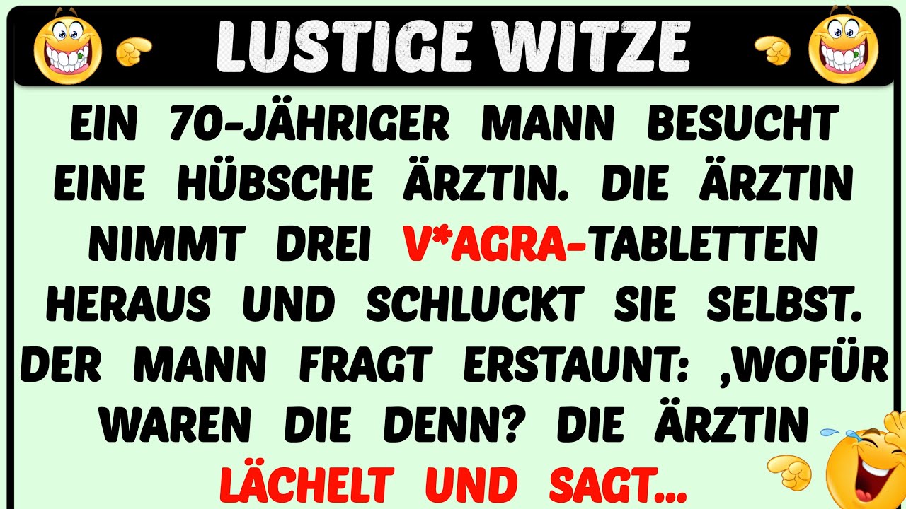 Witz des Tages | Ein alter Mann geht zur Krankenschwester Zum Check-up...🤣| Lustige Witze täglich