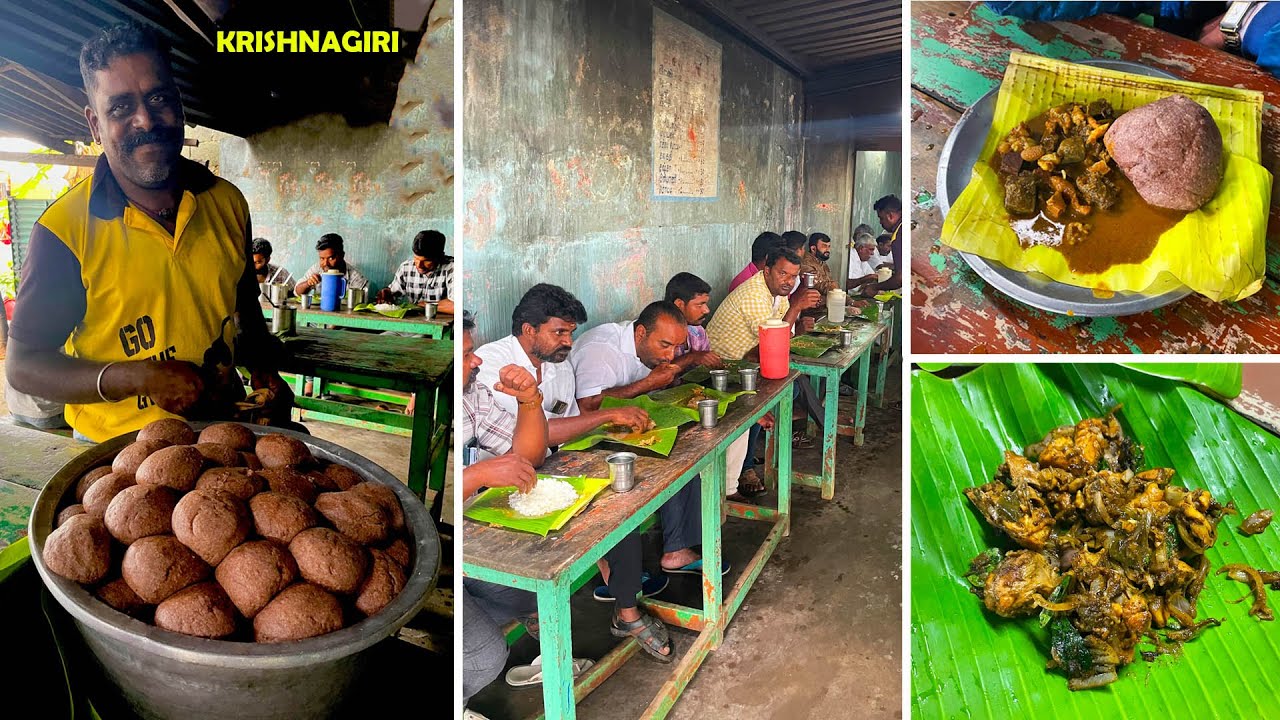 கிராமத்து களி ஹோட்டல் | கறிக்குழம்புடன் களி | Sekar Kali Hotel | MSF