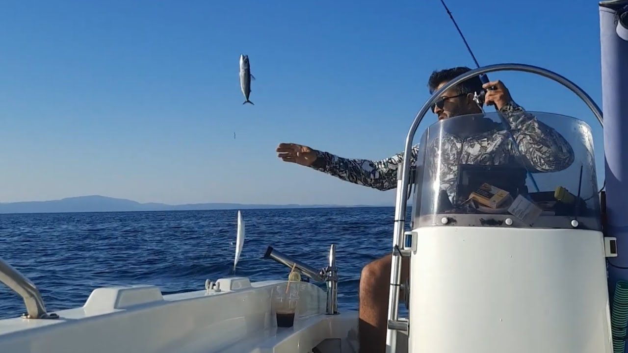 Ένα όμορφο πρωινό για ψάρεμα με τσαπαρί (sabiki) στην Χαλκιδική για κολιούς και κοκκάλια !!
