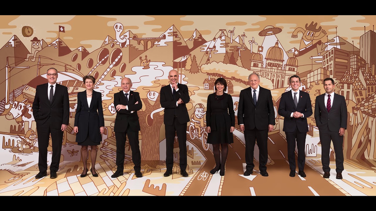 BUNDESART - The first animated Official Photo of the Swiss Federal Council