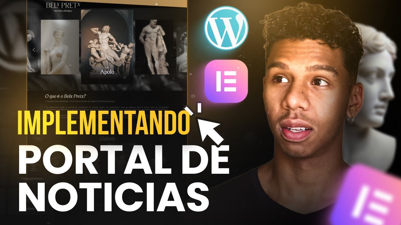 Criando PORTAL DE NOTÍCIAS em Site de Arte - Implementação Completa e Fácil!