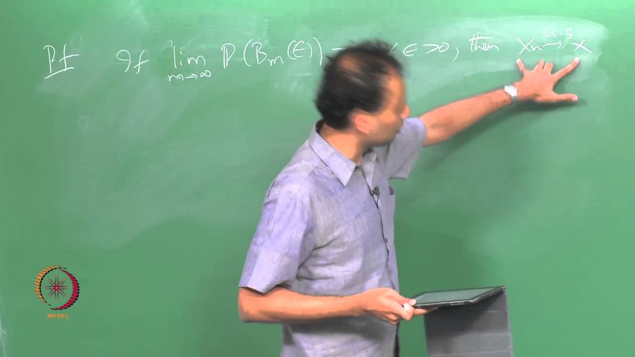 Mod-01 Lec-44 CONVERGENCE OF RANDOM VARIABLES – 2