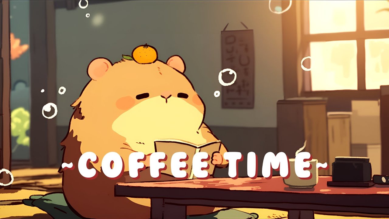Capybara Music Channel | Calm Music for Focus & Study 🌸 ☕