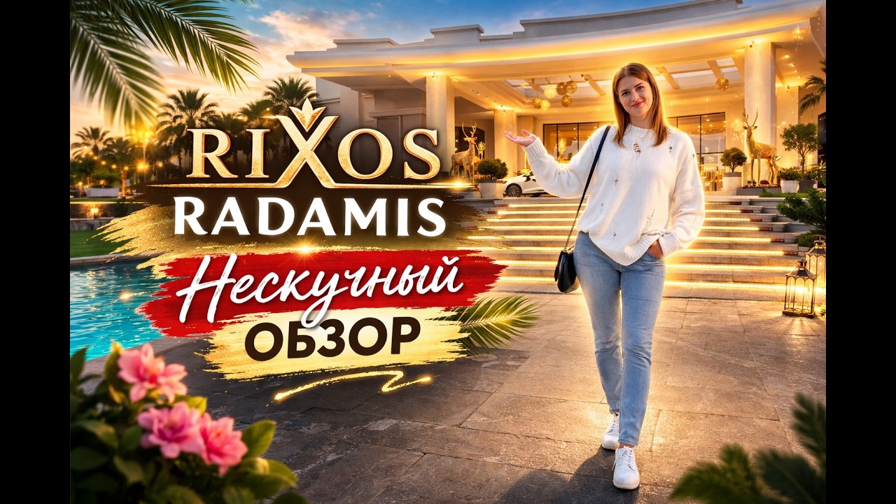 RIXOS RADAMIS — новый люксовый отель в Египте | Честный обзор