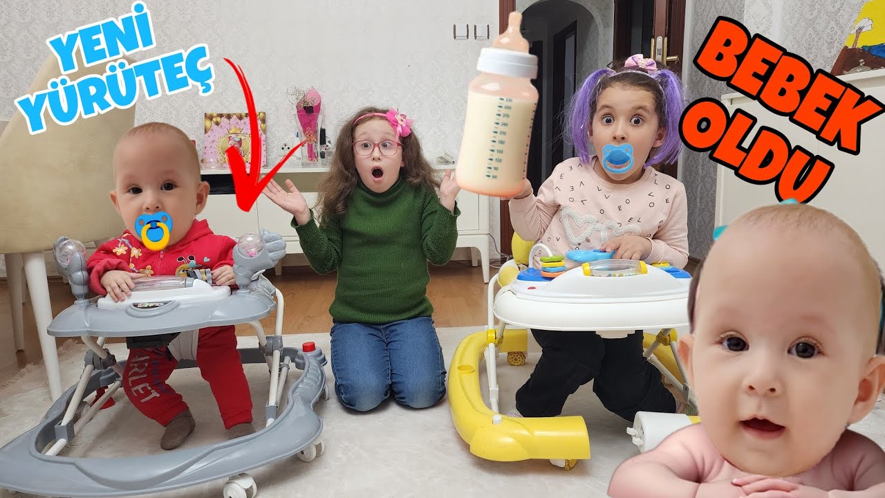 ASEL MİRAYA YENİ YÜRÜTEÇ ALDIK !! BAHAR VE BANU ALYA BEBEK OLDU !!