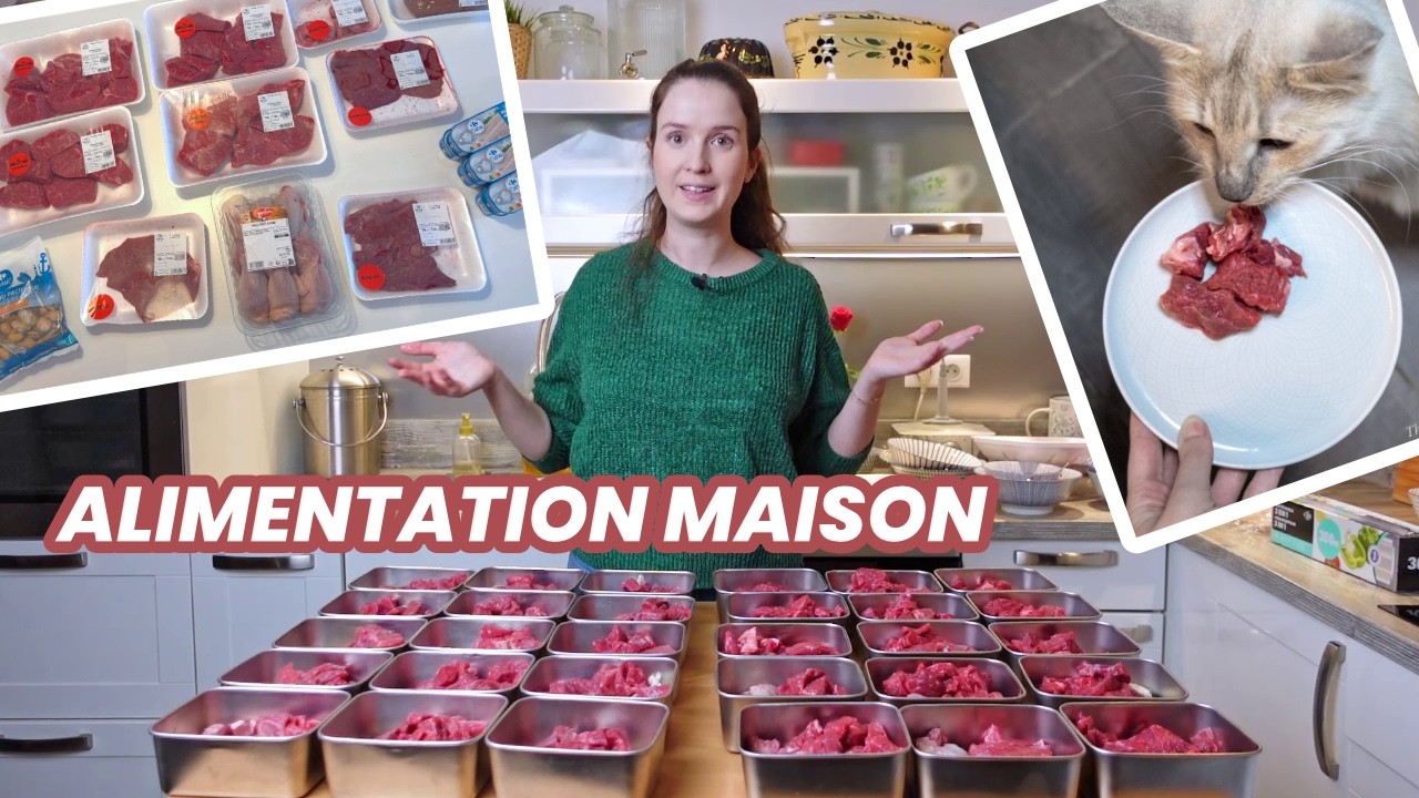 Nutritionniste félin : recette BARF maison pour mes chats en 1h30 (quel prix ?)