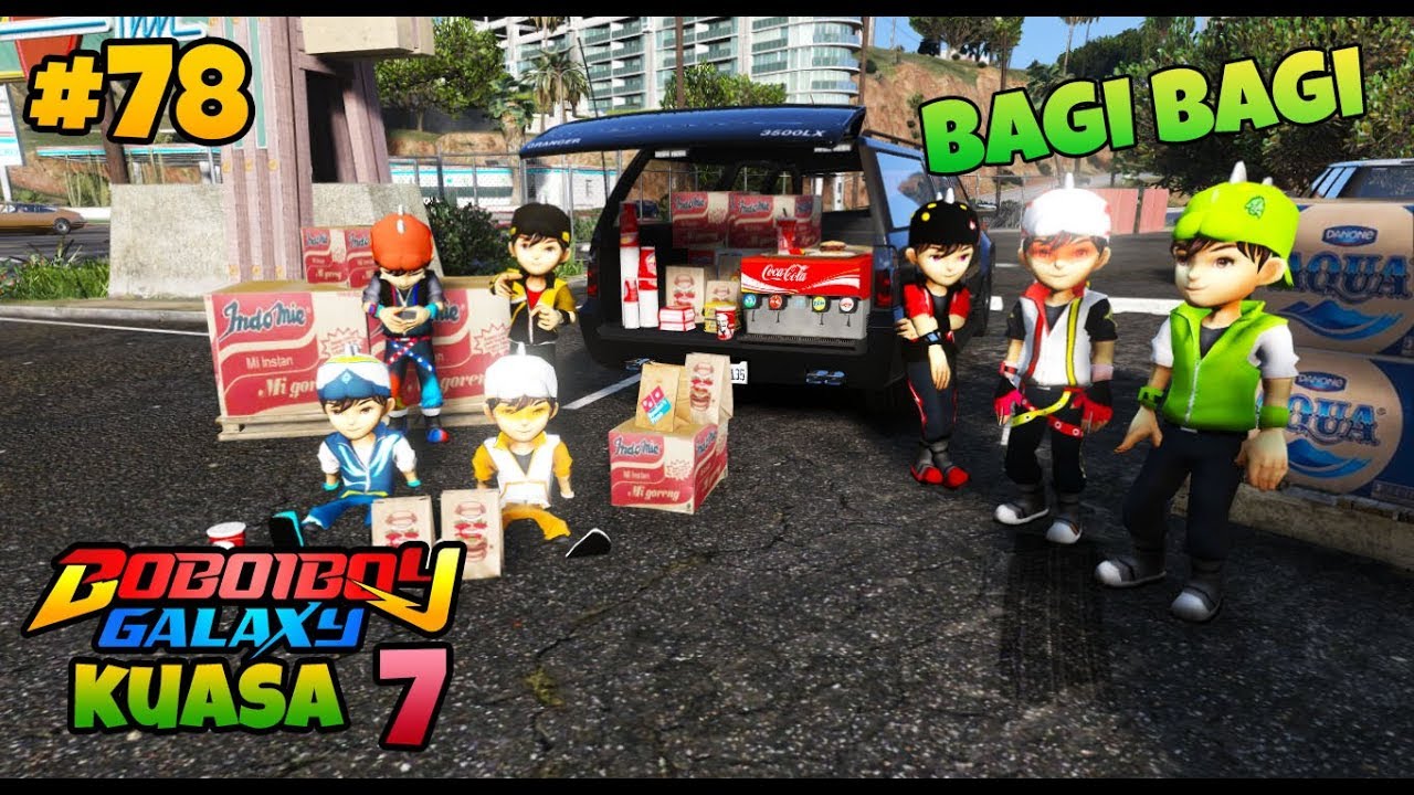 GTA 5 MOD BOBOIBOY KUASA 7 BAGI BAGI SEMBAKO