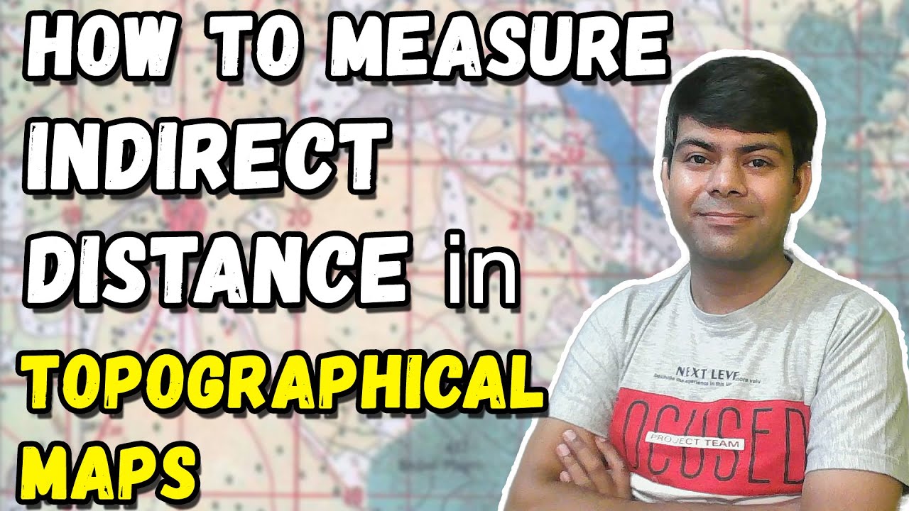 How to Measure INDIRECT Distance in Topo Maps ? Thread kaise use karna hai ? Geography