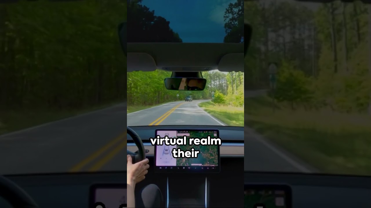 VR on Wheels: The Apple Vision Pro and Tesla Controversy #apple #tesla #shorts  #applevisionpro