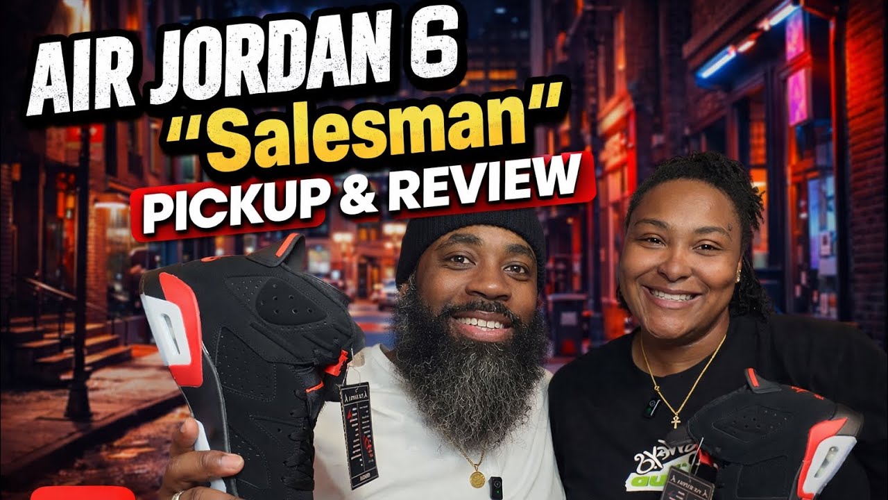 AIR JORDAN 6 &ldquo; SALESMAN &ldquo; PICKUP & REVIEW