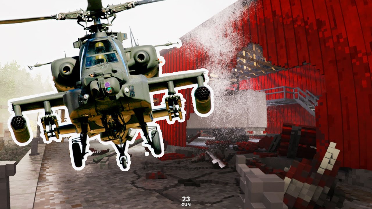 ATTACK HELICOPTER in TEARDOWN? Fighting off a HELICOPTER ATTACK!