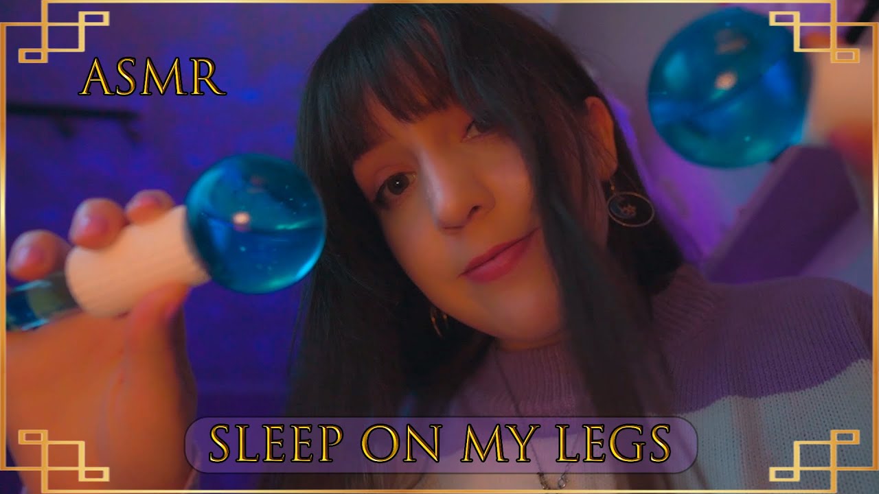 ⭐ASMR, Спи на моих ногах [Подробнее] Побалую тебя дождливой ночью