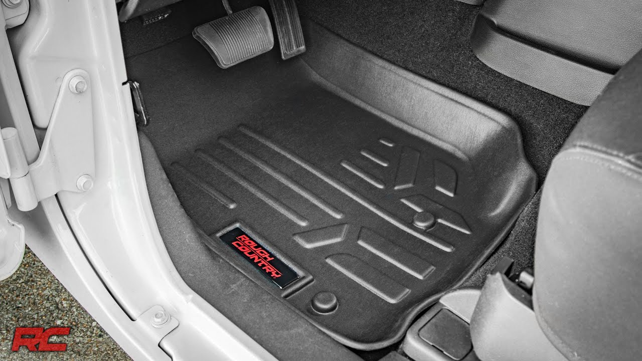 Jeep Wrangler JK Floor Armor: Heavy Duty Floor Mats by Rough Country