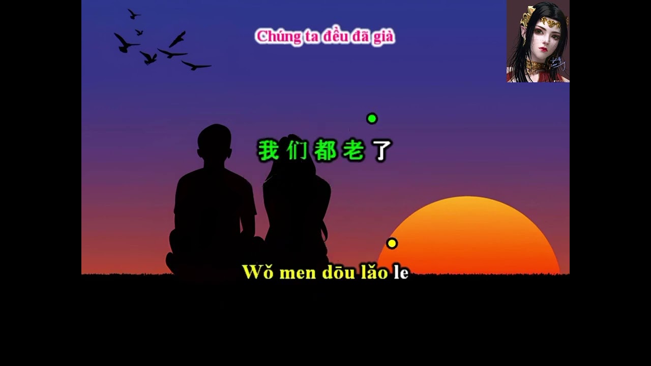 Karaoke Kiếp sau vẫn muốn lập gia đình với em l Tone nam - Pinyin